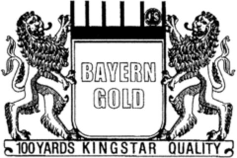 BAYERN GOLD 100 YARDS KINGSTAR QUALITY Logo (DPMA, 03/31/1994)