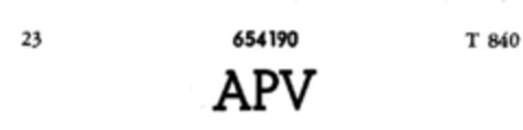 APV Logo (DPMA, 18.11.1950)