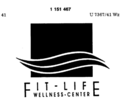 FIT-LIFE WELLNESS-CENTER Logo (DPMA, 28.10.1988)