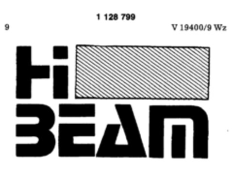 HI BEAM Logo (DPMA, 31.05.1985)