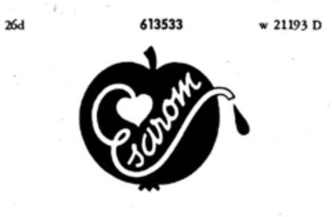 Esarom Logo (DPMA, 15.08.1949)