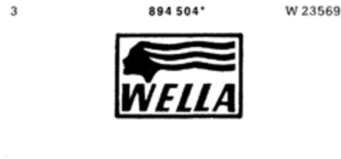 WELLA Logo (DPMA, 29.10.1971)