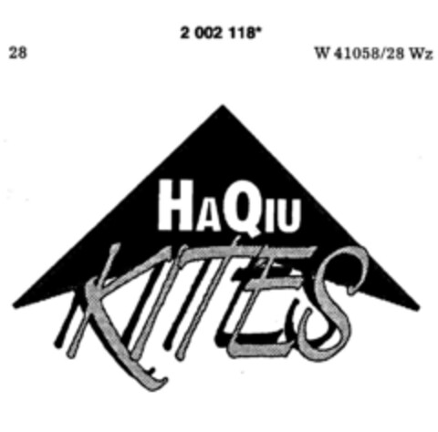 HA QIU KITES Logo (DPMA, 05.12.1990)