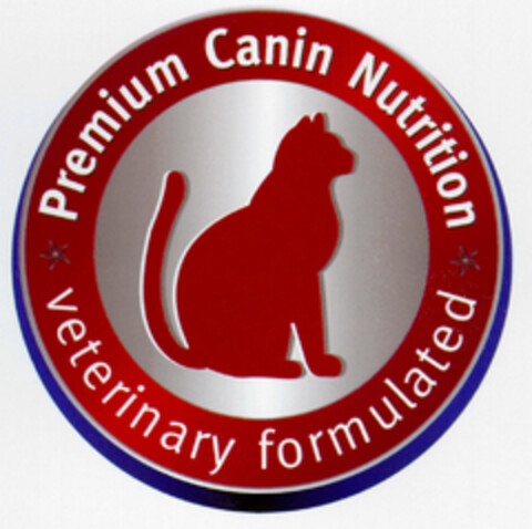 Premium Canin Nutrition veterinary formulated Logo (DPMA, 31.01.2001)