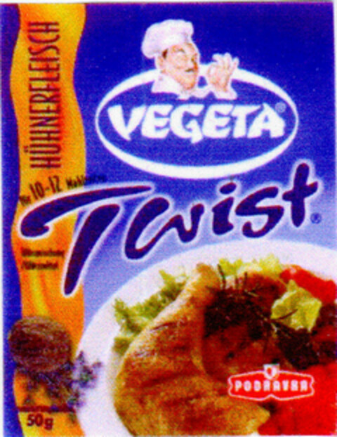 VEGETA Twist HÜHNERFLEISCH Logo (DPMA, 06/05/2001)