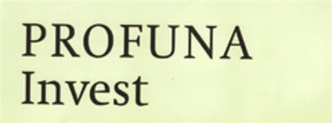 PROFUNA Invest Logo (DPMA, 06/10/2008)