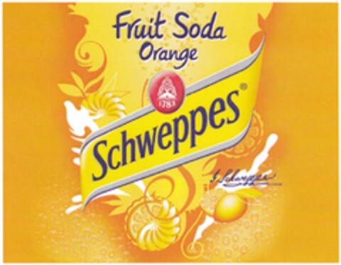 Fruit Soda Orange Schweppes Logo (DPMA, 25.11.2009)