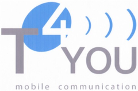 T 4 YOU mobile communication Logo (DPMA, 02.12.2010)