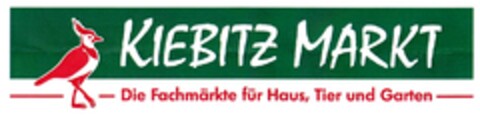 KIEBITZ MARKT Die Fachmärkte für Haus, Tier und Garten Logo (DPMA, 21.09.2012)