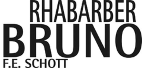 RHABARBER BRUNO F.E. SCHOTT Logo (DPMA, 07/13/2015)