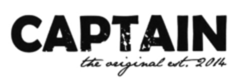 CAPTAIN the original est. 2014 Logo (DPMA, 14.10.2016)