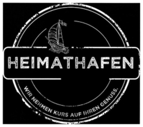HEIMATHAFEN WIR NEHMEN KURS AUF IHREN GENUSS. Logo (DPMA, 09.11.2016)