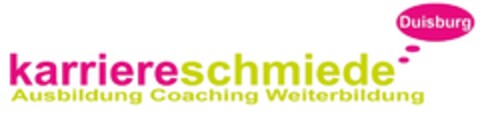 karriereschmiede Duisburg Ausbildung Coaching Weiterbildung Logo (DPMA, 13.06.2017)