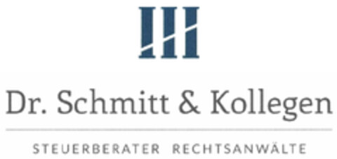 Dr. Schmitt & Kollegen STEUERBERATER RECHTSANWÄLTE Logo (DPMA, 01/10/2019)