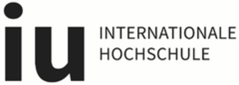 iu INTERNATIONALE HOCHSCHULE Logo (DPMA, 16.02.2021)