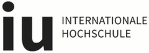 iu INTERNATIONALE HOCHSCHULE Logo (DPMA, 02/16/2021)