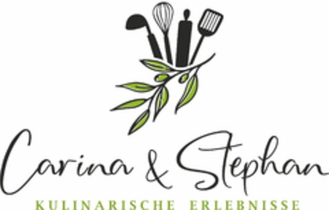 Carina & Stephan KULINARISCHE ERLEBNISSE Logo (DPMA, 02/22/2022)