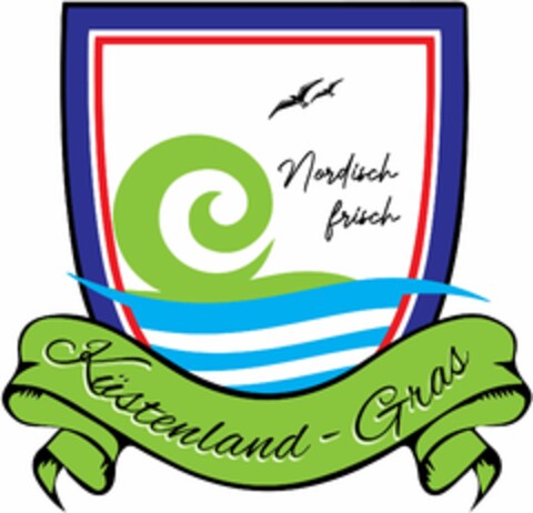Nordisch frisch Küstenland - Gras Logo (DPMA, 07.09.2022)