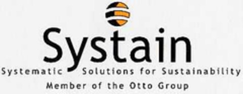 Systain Systematic Solutions for Sustainability Member of the Otto Group Logo (DPMA, 11/15/2002)