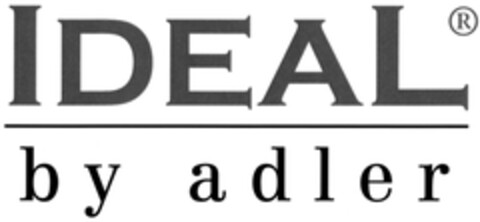 IDEAL by adler Logo (DPMA, 28.05.2003)