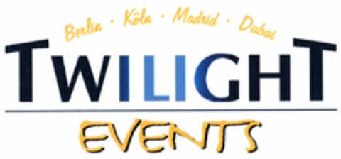 TWILIGHT EVENTS Logo (DPMA, 14.08.2003)