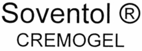 Soventol CREMOGEL Logo (DPMA, 17.11.2004)