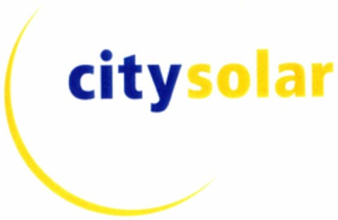 citysolar Logo (DPMA, 16.08.2005)