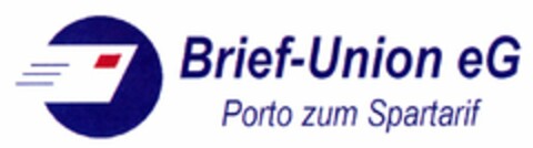 Brief-Union eG Porto zum Spartarif Logo (DPMA, 09.01.2006)