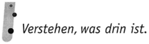 Verstehen, was drin ist. Logo (DPMA, 12/22/2006)