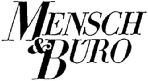 MENSCH & BÜRO Logo (DPMA, 14.04.1995)