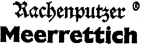 Rachenputzer Meerrettich Logo (DPMA, 15.02.1996)