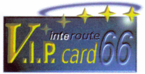 interoute V.I.P. card66 Logo (DPMA, 25.09.1998)