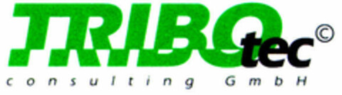 TRIBO tec consulting GmbH Logo (DPMA, 10/17/1998)