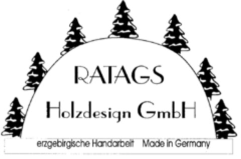 RATAGS Holzdesign GmbH Logo (DPMA, 19.10.1998)