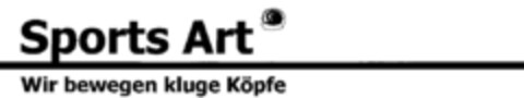 Sports Art Wir bewegen kluge Köpfe Logo (DPMA, 14.05.1999)