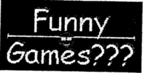 Funny Games??? Logo (DPMA, 23.08.1999)