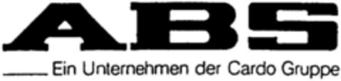ABS Ein Unternehmen der Cardo Gruppe Logo (DPMA, 04/27/1991)