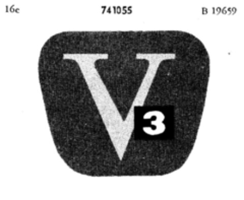 V 3 Logo (DPMA, 14.03.1959)