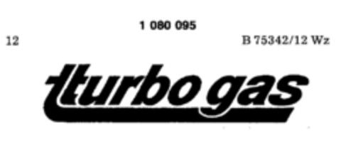 turbo gas Logo (DPMA, 15.09.1984)