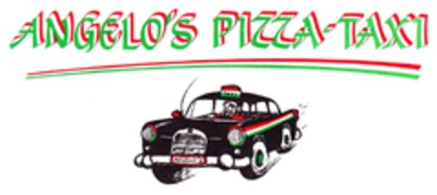 ANGELOS PIZZA-TAXI Logo (DPMA, 02.11.1990)