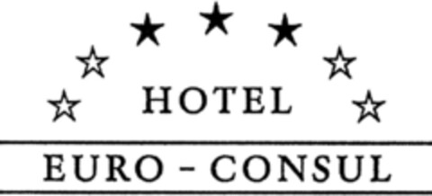 HOTEL EURO-CONSUL Logo (DPMA, 25.08.1993)