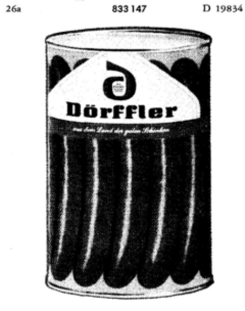 Dörffler Logo (DPMA, 06.06.1966)