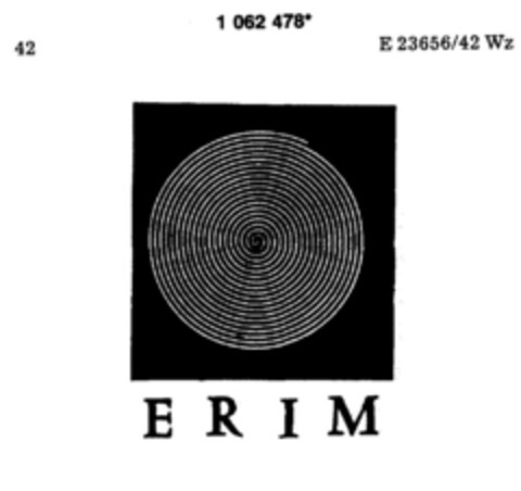 ERIM Logo (DPMA, 07.06.1983)