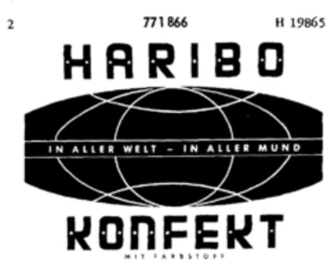 HARIBO KONFEKT Logo (DPMA, 21.06.1961)