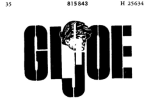 GI JOE Logo (DPMA, 10/20/1964)