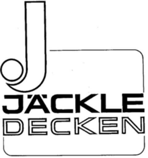 JÄCKLE DECKEN Logo (DPMA, 10.12.1973)