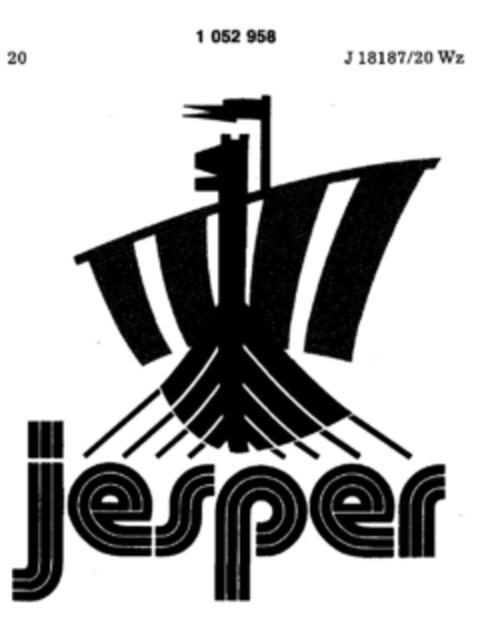 jesper Logo (DPMA, 14.03.1983)