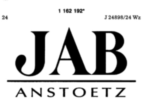 JAB ANSTOETZ Logo (DPMA, 09.03.1990)