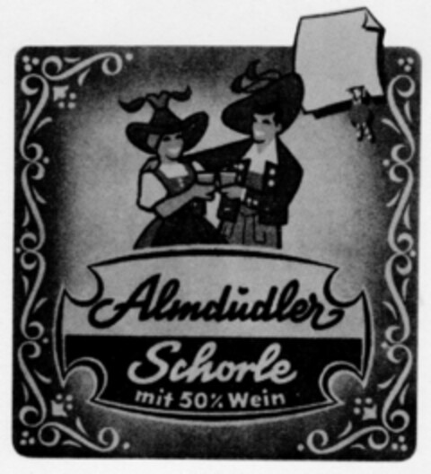 Almdudler Schorle Logo (DPMA, 30.09.1970)