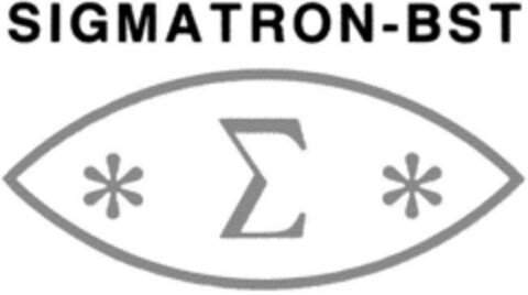 SIGMATRON-BST Logo (DPMA, 02/25/1992)